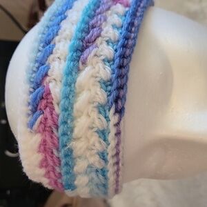 New WOT Ear Warmer Headband, handmade Crochet, Pasts